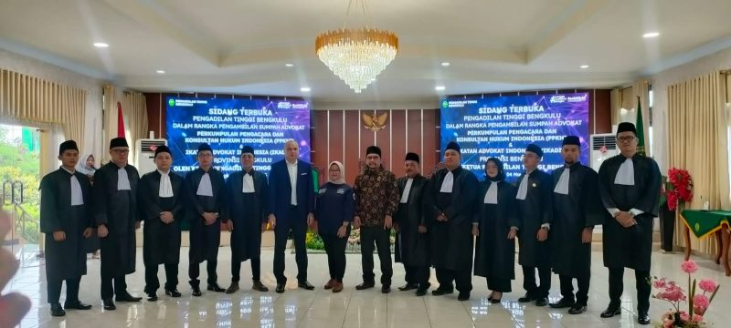 PELANTIKAN DAN SUMPAH ADVOKAT DI PENGADILAN TINGGI ” PPKHI TEGASKAN INTEGRITAS PROFESI