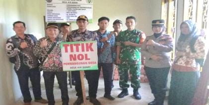 PEMDES AIR BANAI ULU PALIK RESMI TETAPKAN TITIK NOL PEMBANGUNAN TAHUN ANGGARAN 2025 DI ERA KEPEMIMPINAN EDI ZEN
