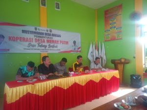 PEMDES TALANG LEMBAK GELAR MUSDESUS, SEPAKATI PEMBENTUKAN KOPDES MERAH PUTIH