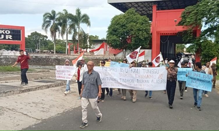 APPI BENGKULU UTARA DAMPINGI WARGA TANJUNG SARI GELAR AKSI DAMAI DI INSPEKTORAT DAN KEJAKSAAN NEGERI